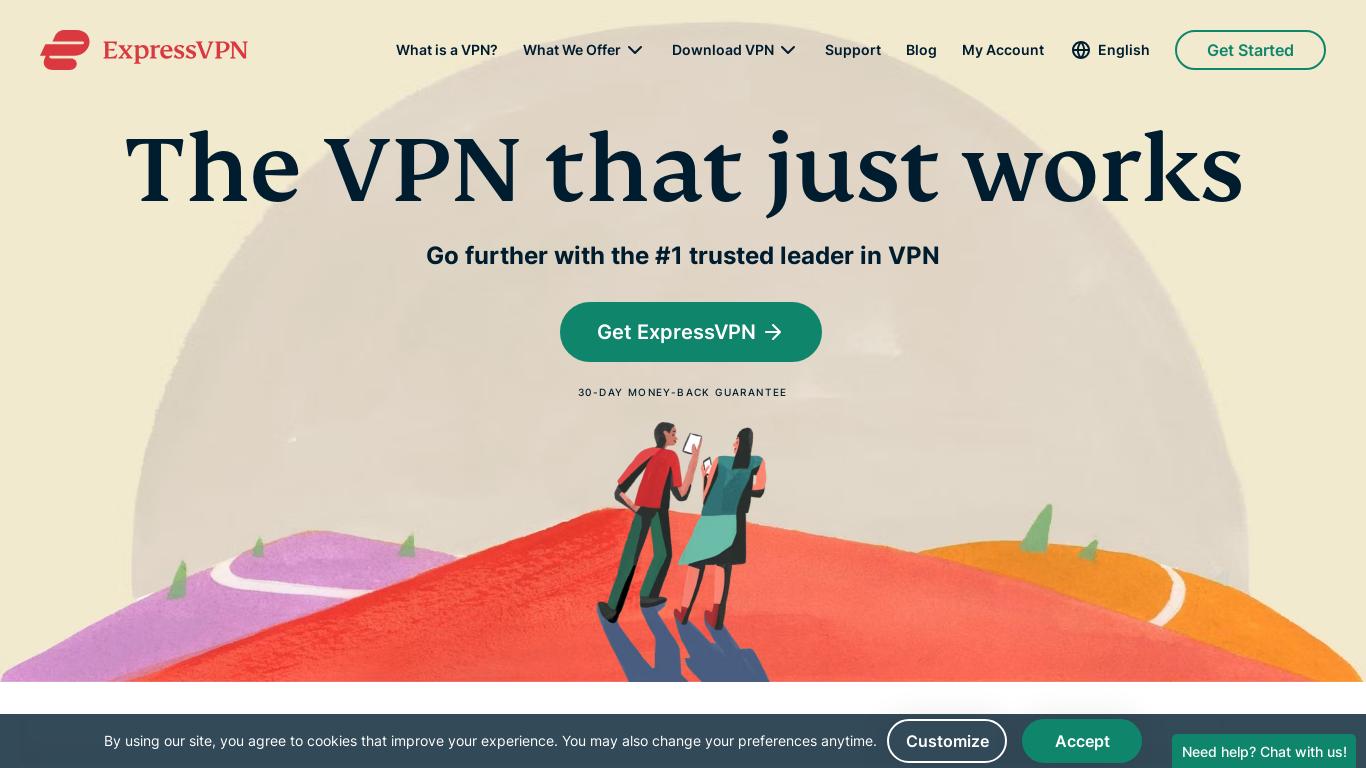 Top-rated VPN for 2024. Private and secure internet access worldwide, on any device. 24/7 support. Try ExpressVPN for 30 days risk-free.
